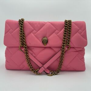 Kurt Geiger Kensington Pink Soft Leather XXL Handbag
